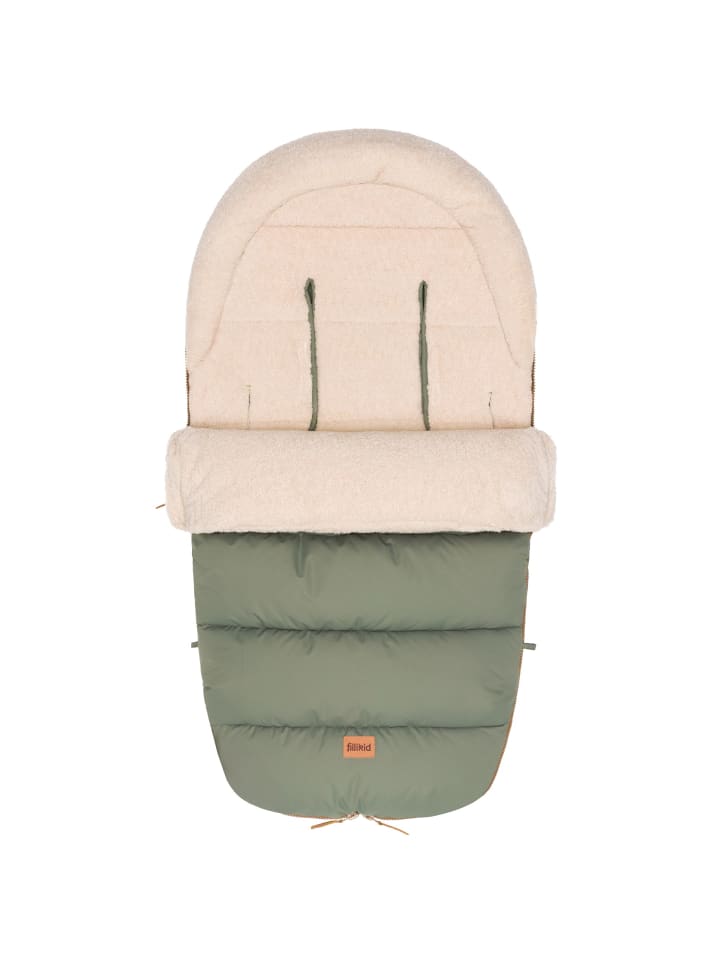 Winterfußsack Atlas Teddy Exklusiv in Salbei