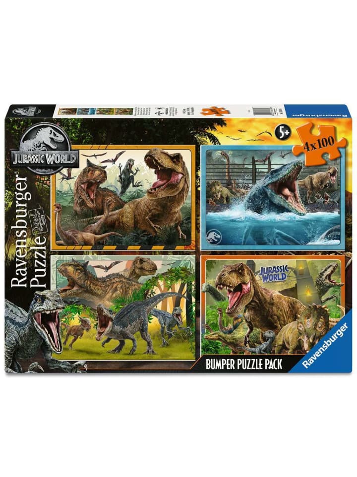 Ravensburger Puzzle 100 Teile Willkommen in der Jurassic World in bunt