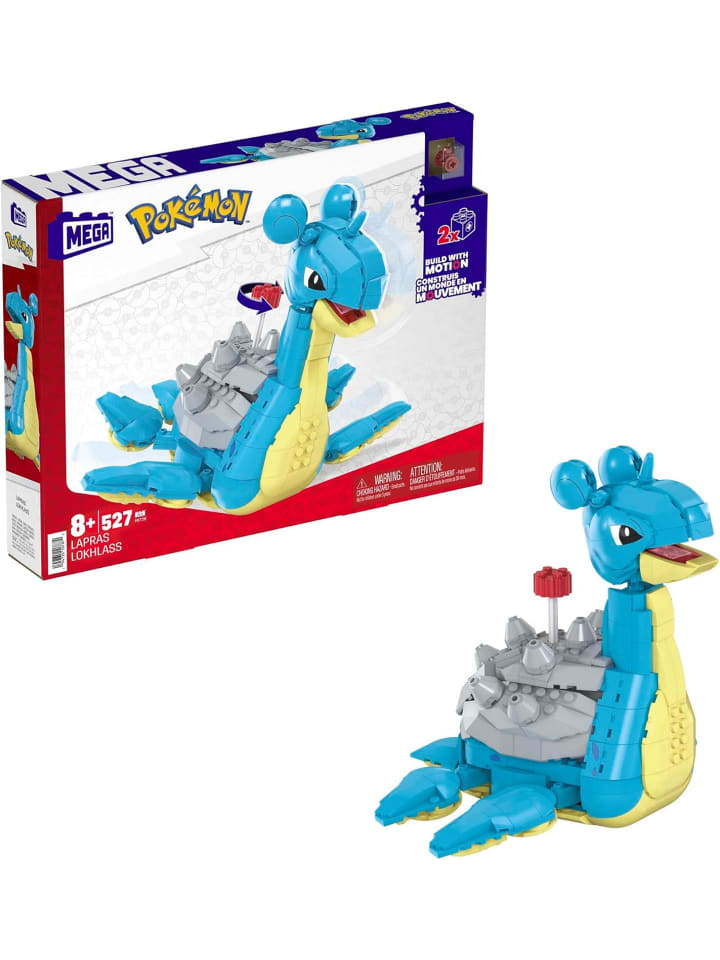 MEGA POKÉMON Lapras Das gepanzerte Transport-Pokémon 18cm 527-tlg Bauset HKT26