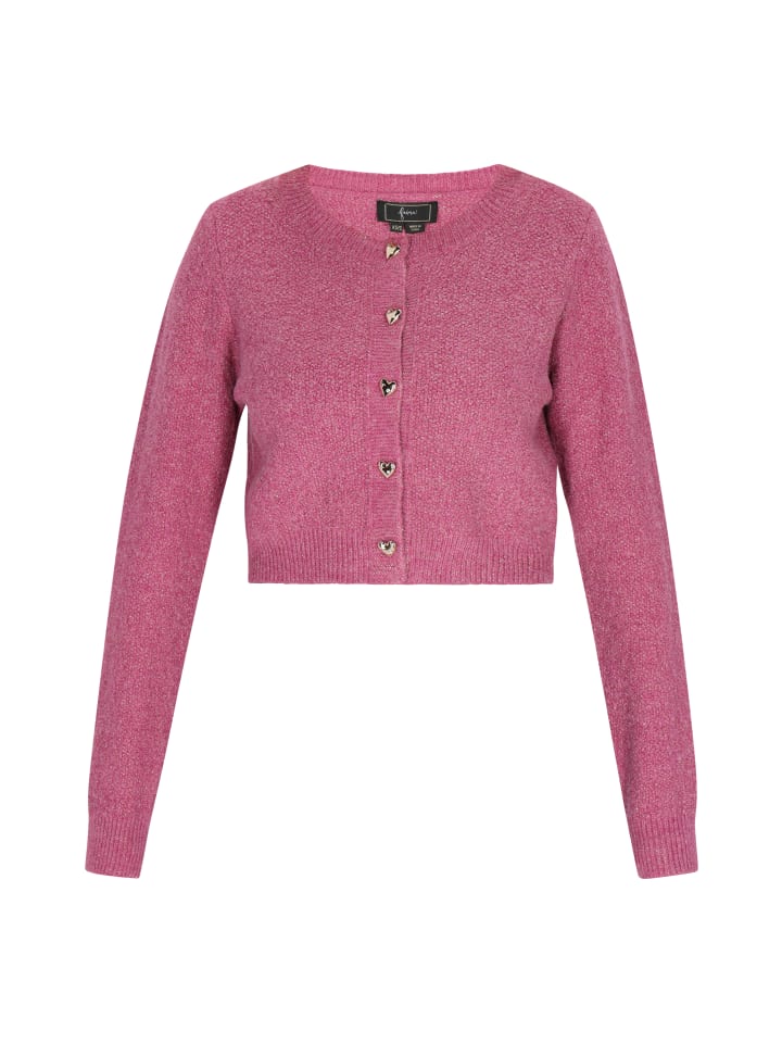 Damen Cardigan in Dunkelrosa