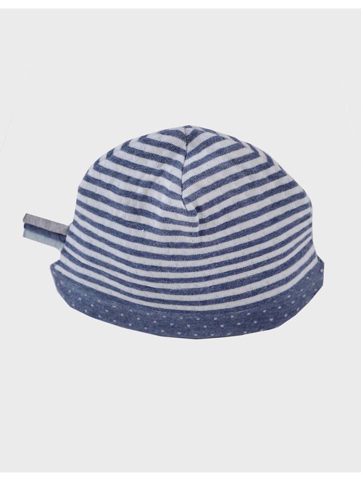 Baby-Mütze in Indigo Melange