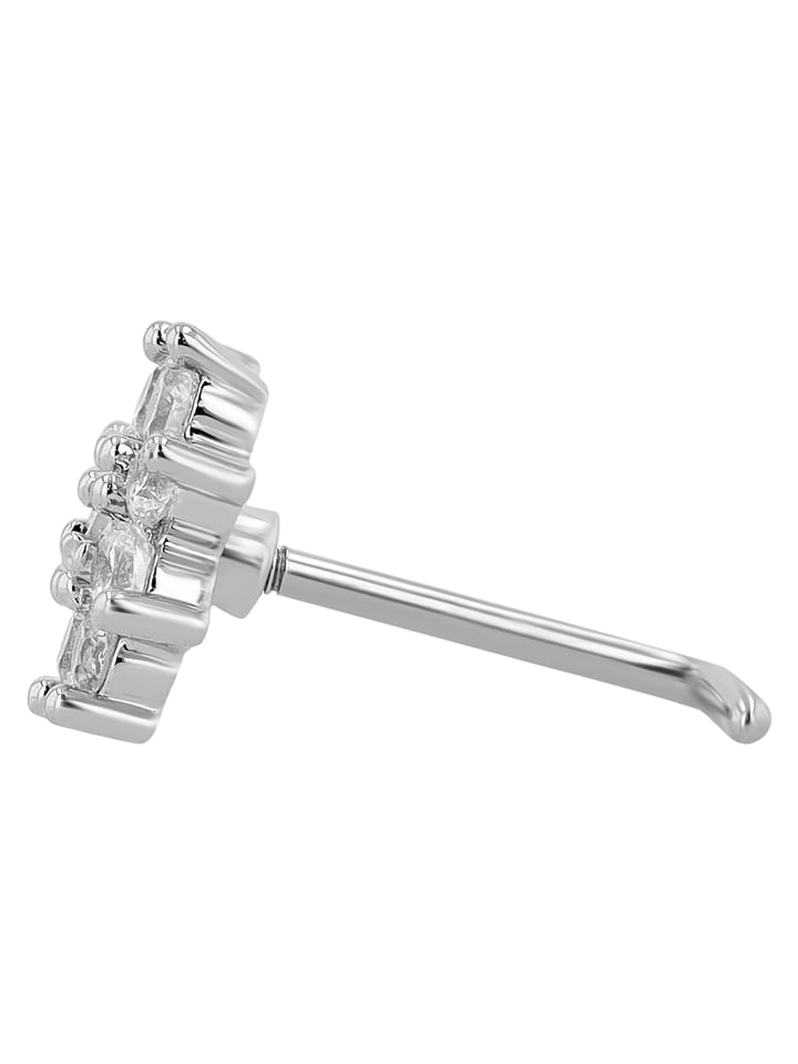 Damen Piercing aus Edelstahl in silber