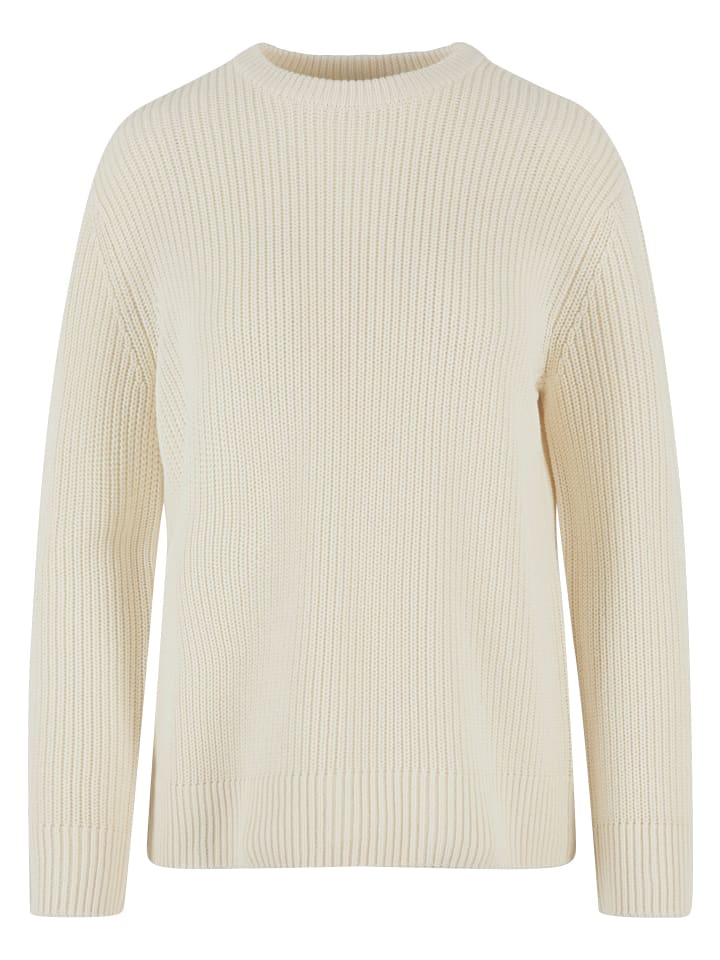 Crew Neck Jumper in whitesand