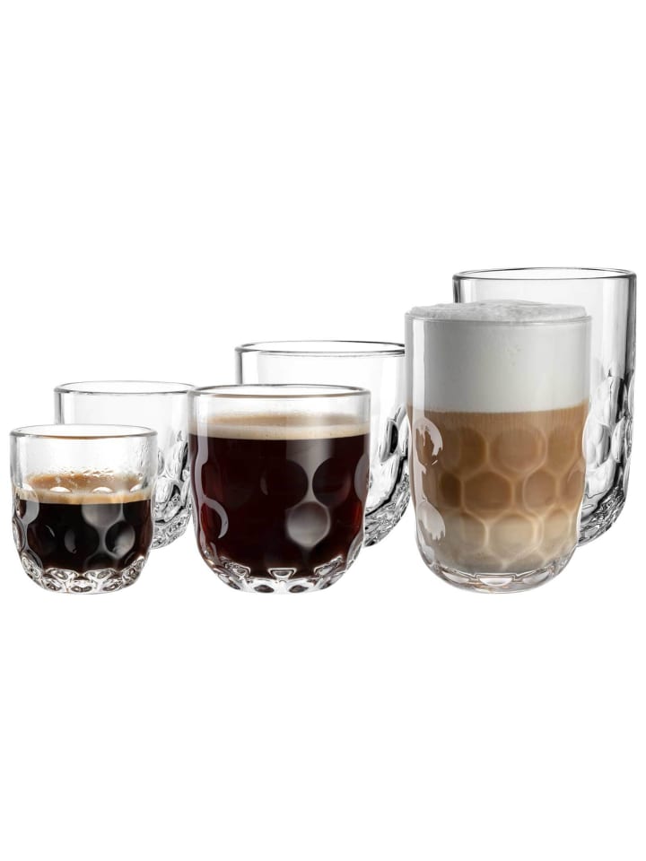 6-tlg. Barista-Set (1) Gocce in Transparent