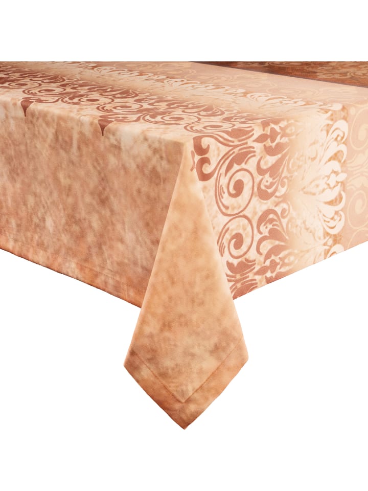 Tischdecke in orange