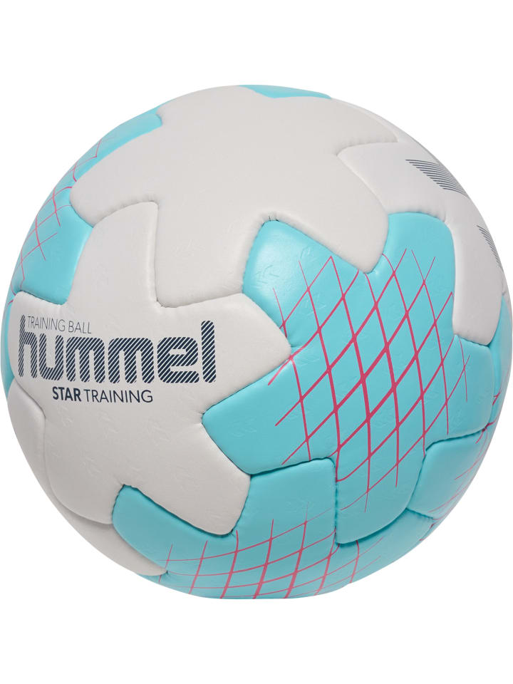 Handball Hmlstar Erwachsene in OFF WHITE/LIGHT BLUE/RED