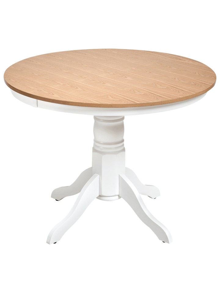 Esszimmertisch AKRON in Braun/Weiß - (W) 100 x (H) 76 x (L) 100 cm
