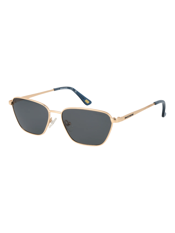 Frauen Sonnenbrille Rechtwinklig Gold