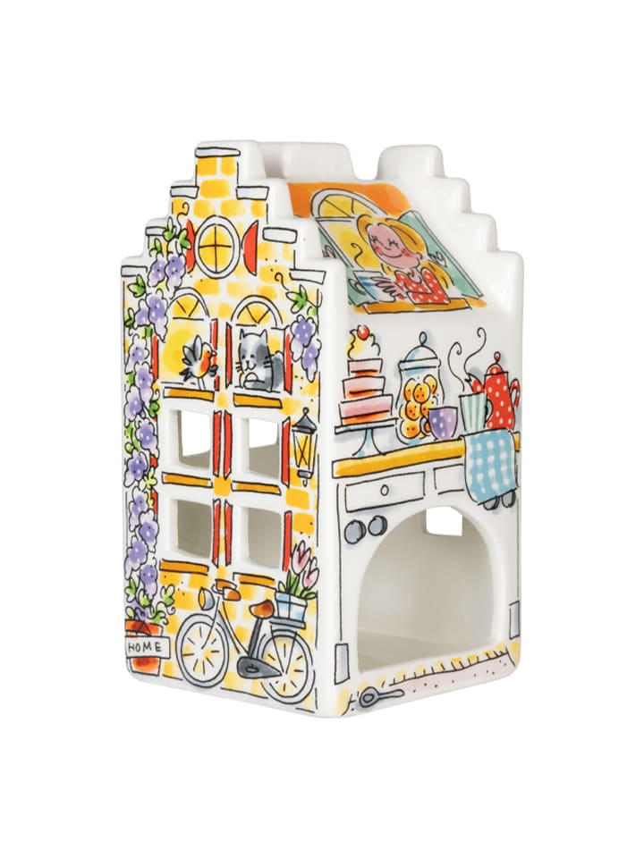 Lichthaus Eben Quatschen Zuhause in Bunt - 14cm