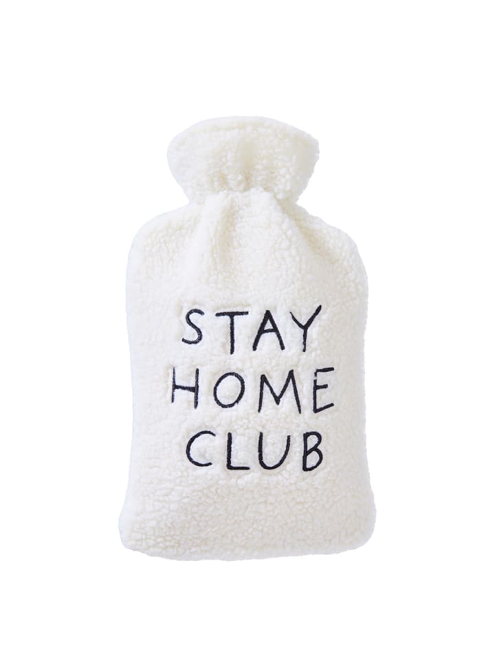 Butlers Wärmflasche STAY HOME CLUB in Beige