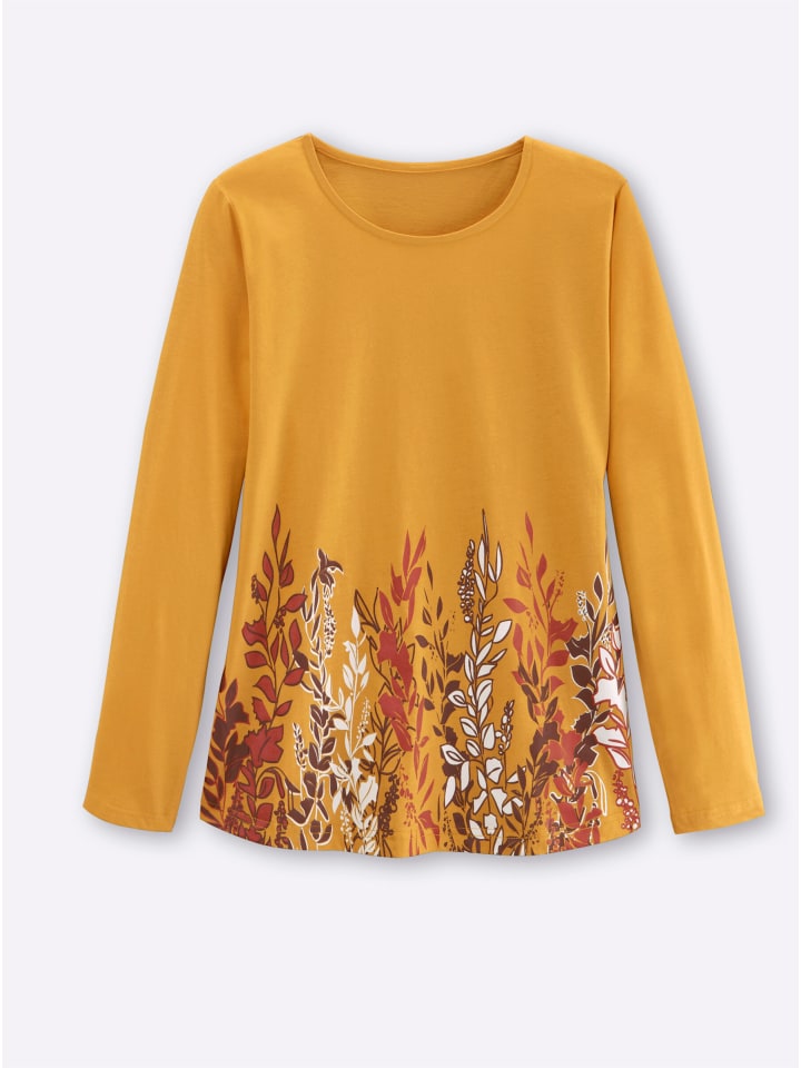Shirt in ocker