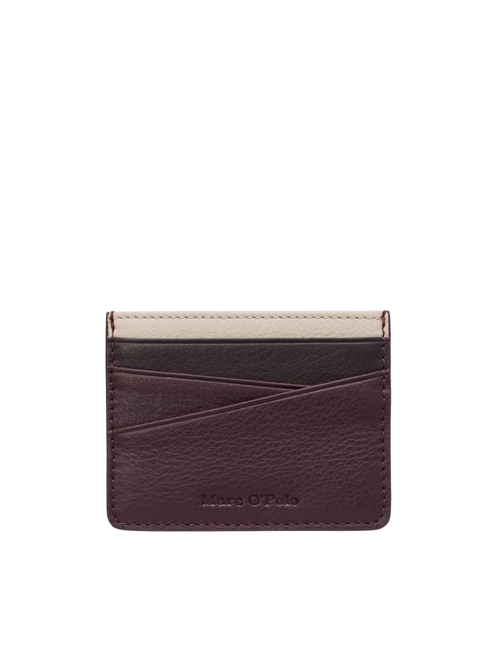 Kartenetui Model Junis in Black Cherry