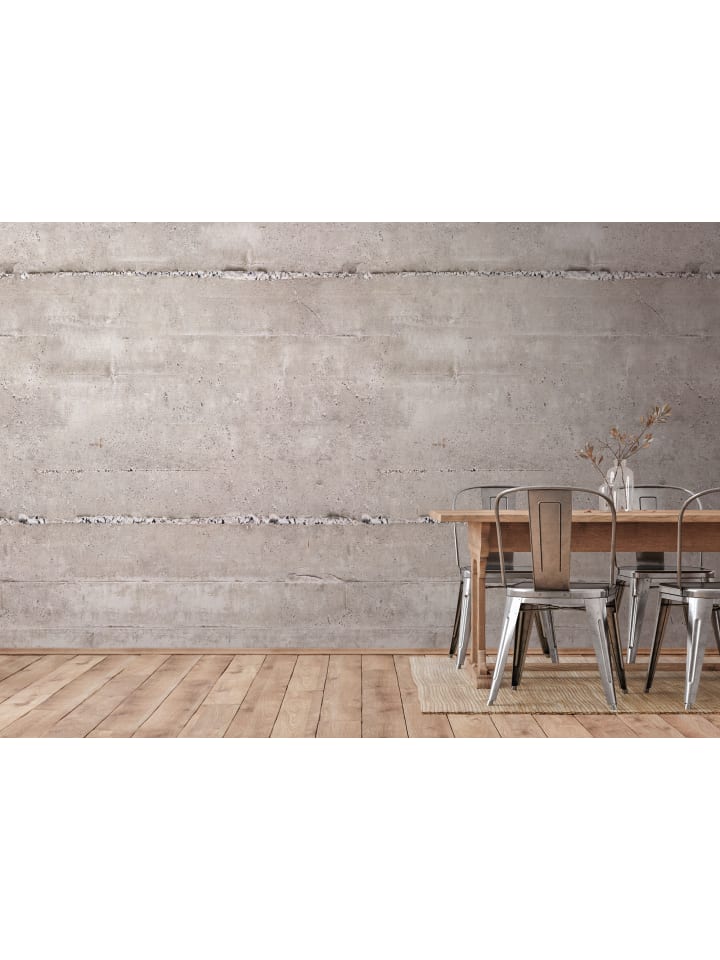 Tapete Urban Beton in Hellgrau