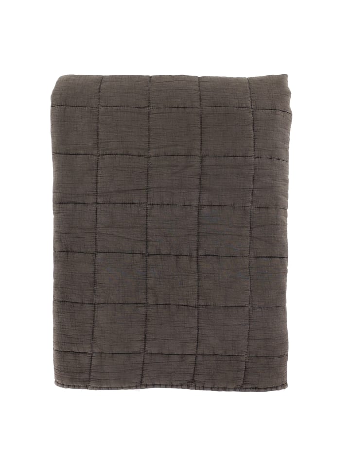Aix Vintage Quilt Bettdecke in mokka