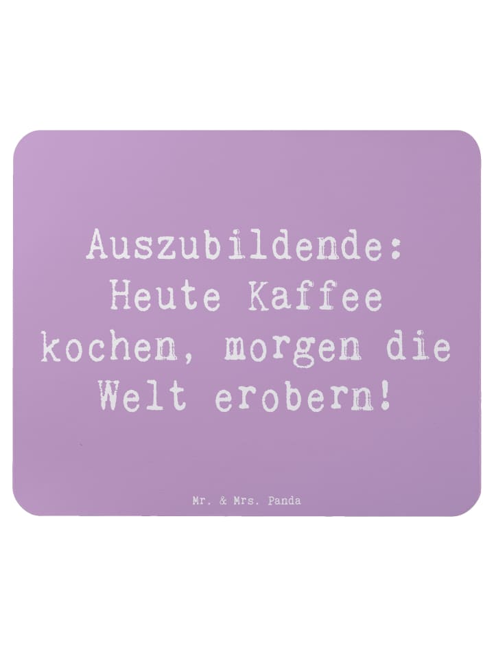 Maus Pad Spruch Auszubildender Abenteuer mit Sp... in Lavendeltraum
