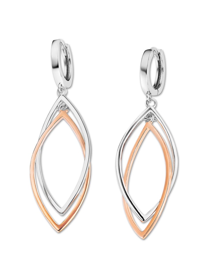 Ohrringe Silber 925 Sterling Silber Blatt Ohrhänger