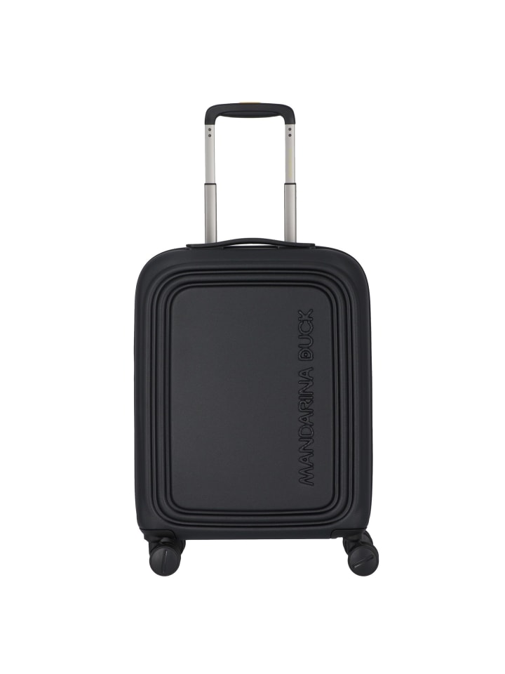 Logoduck + 4 Rollen Kabinentrolley S 55 cm black