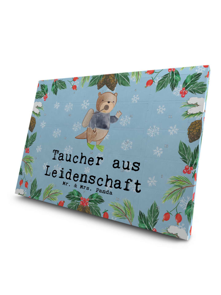 Advents-Teekalender Taucher Leidenschaft mit Sp... in Eisblau