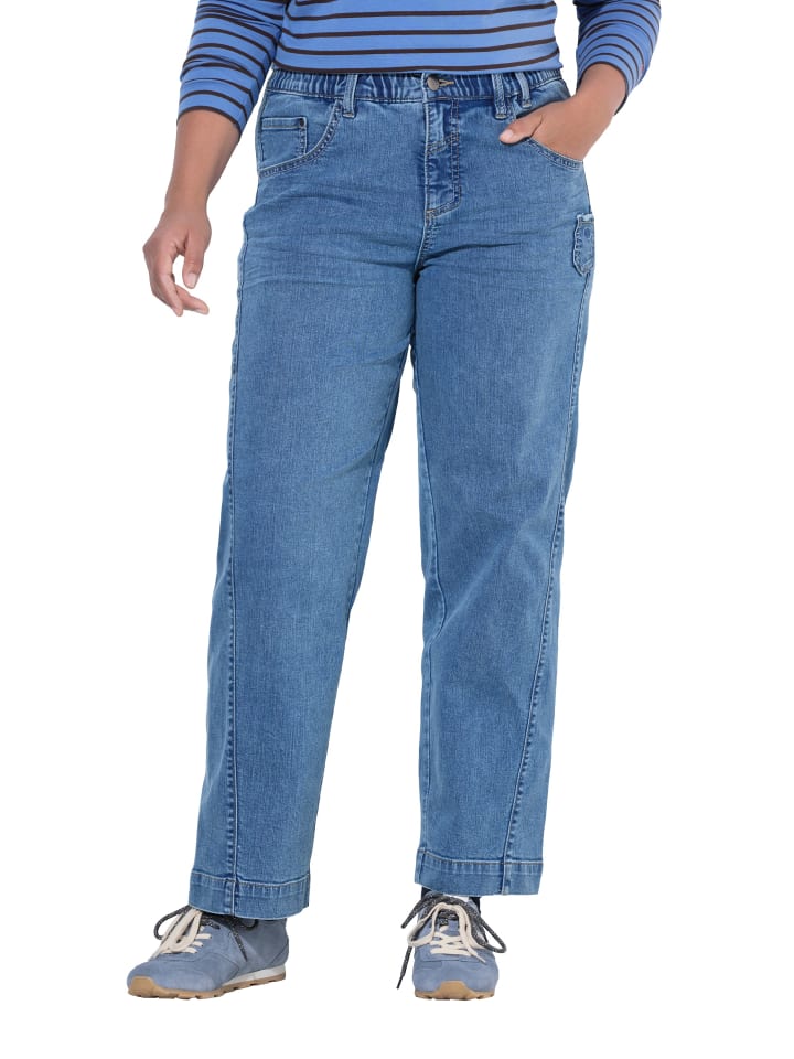 Jeans in blue denim