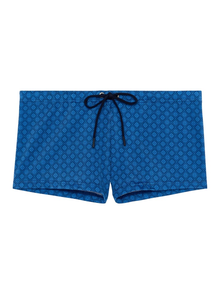 Badehose Swim Shorts Hendaye in blue print