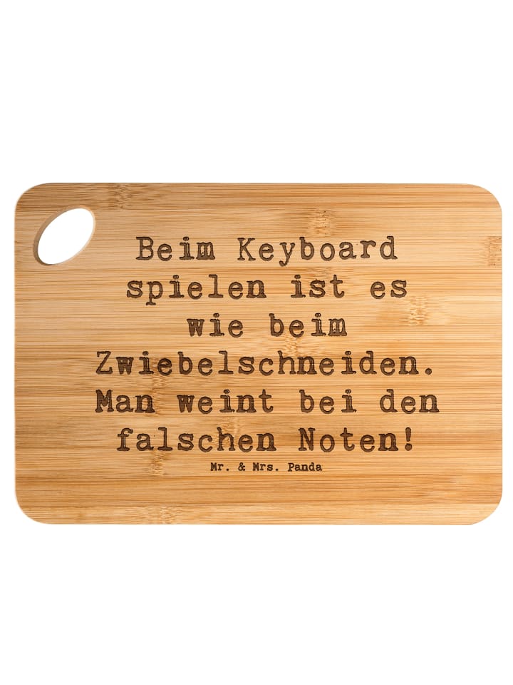Tranchierbrett Spruch Keyboard Tränen mit Spruch in Braun