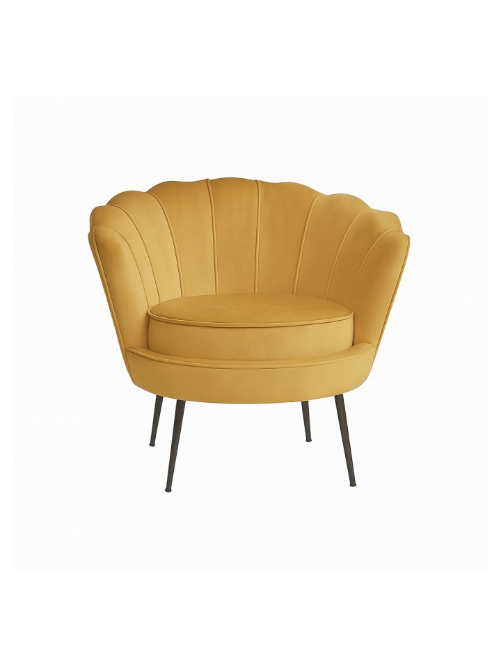 Sessel Nice Gelb 83 x 76 cm