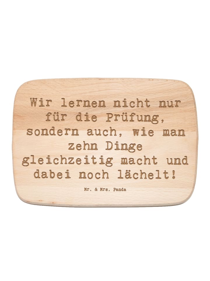 Frühstücksbrett Spruch Auszubildende Lächeln mi... in Transparent