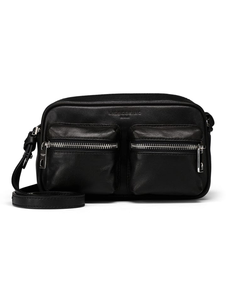 Jil Umhängetasche Leder 21 cm black