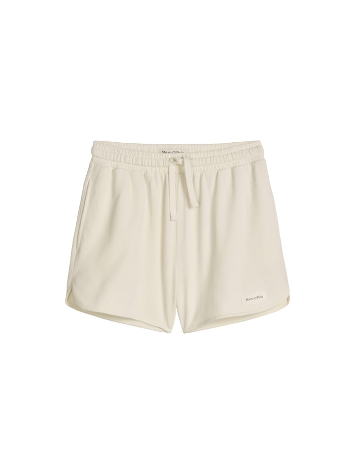 Sweatshorts regular in White Cotton