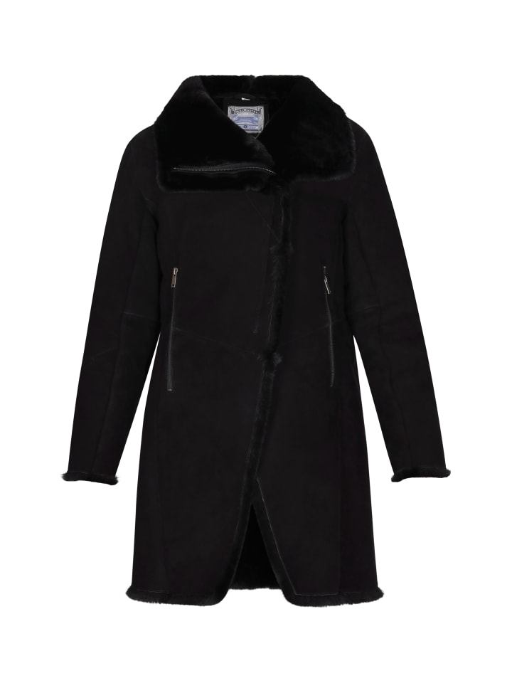 Damen Mantel in Schwarz