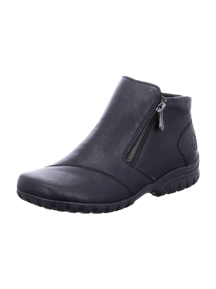 Komfort Stiefeletten in Schwarz