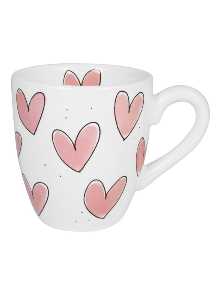 Mini-Becher Rosa Herzen in Rosa - 200 ml