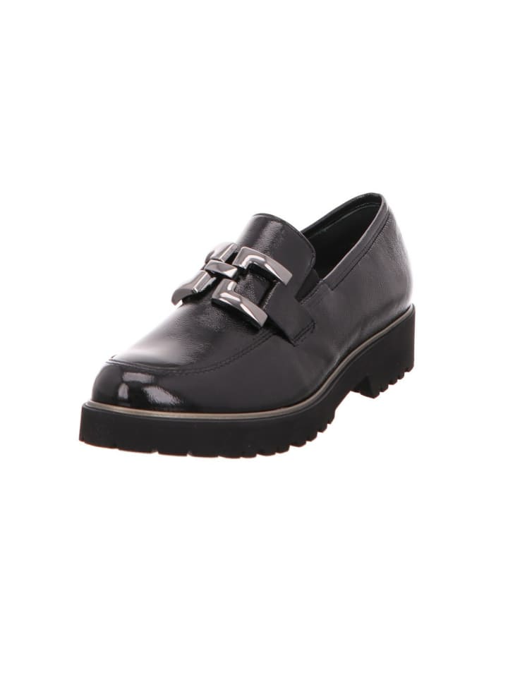 Sportliche Slipper für Damen in schwarz