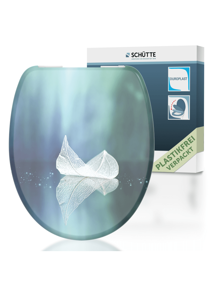 Duroplast WC-Sitz FALLEN LEAF, mit Absenkautomatik
