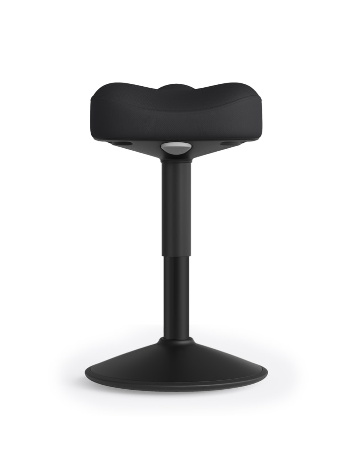Arbeitshocker Activo in Schwarz - (B)36.5 x (H)(48-65.6) x (T)34 cm
