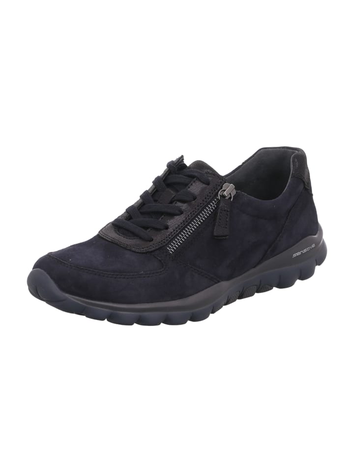 Komfort Schnürschuhe in Schwarz