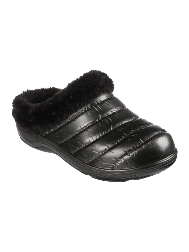 Pantolette Cozy Camper Glamping in schwarz