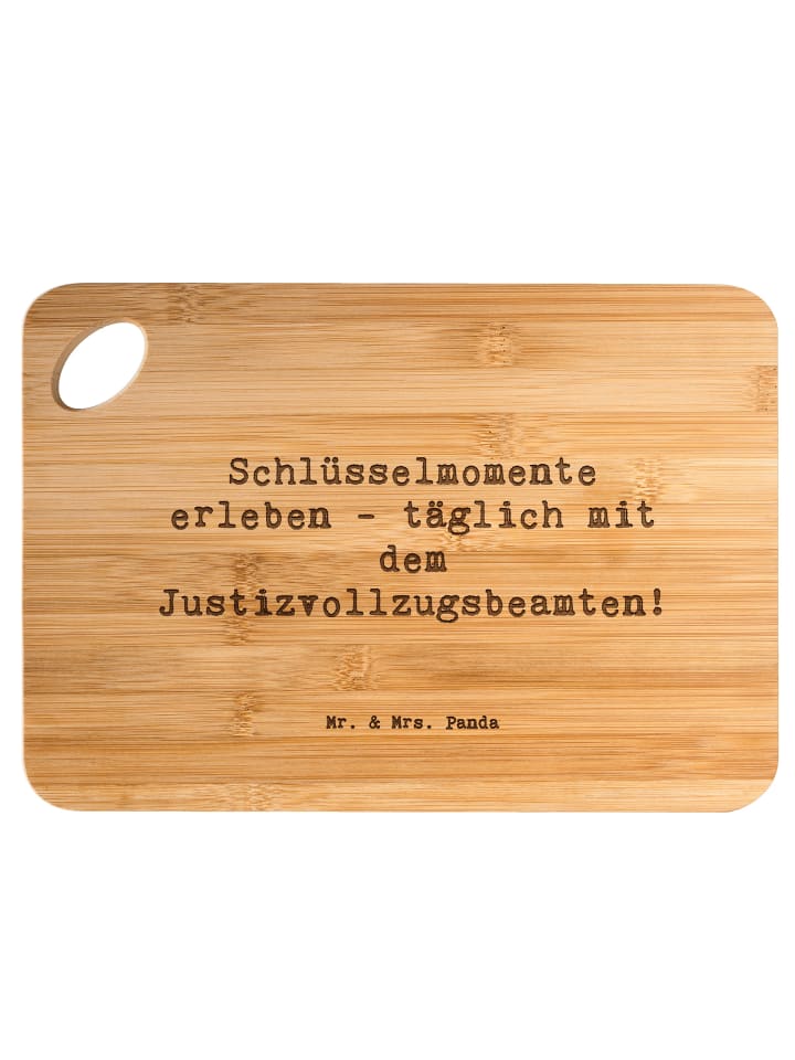 Holzbrett Spruch Justizvollzugsbeamte Momente m... in Braun