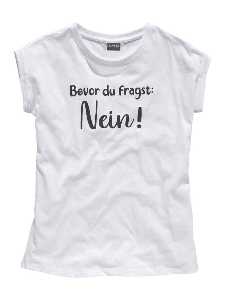 T-Shirt in weiß