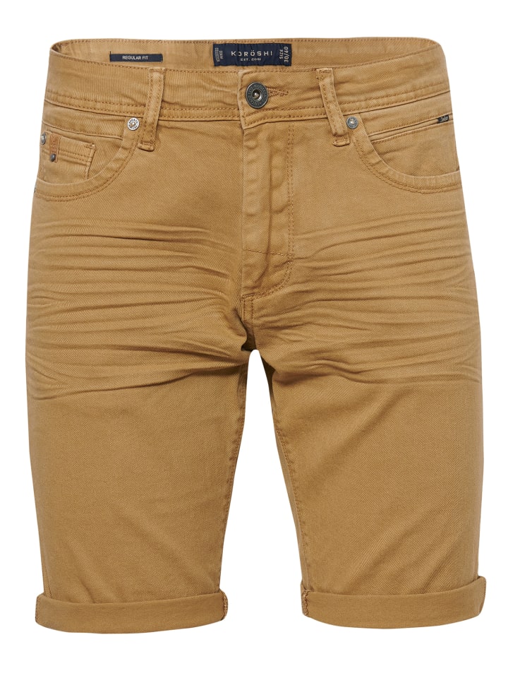 Bermuda Denim Stretch Regular Farben in braun