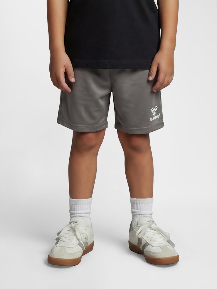 Kurze Hose Hmlessential Kinder in STEEL GRAY