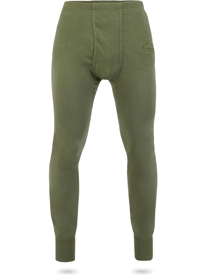 Herren Winter Plüsch Unterhose Inuvik in Oliv