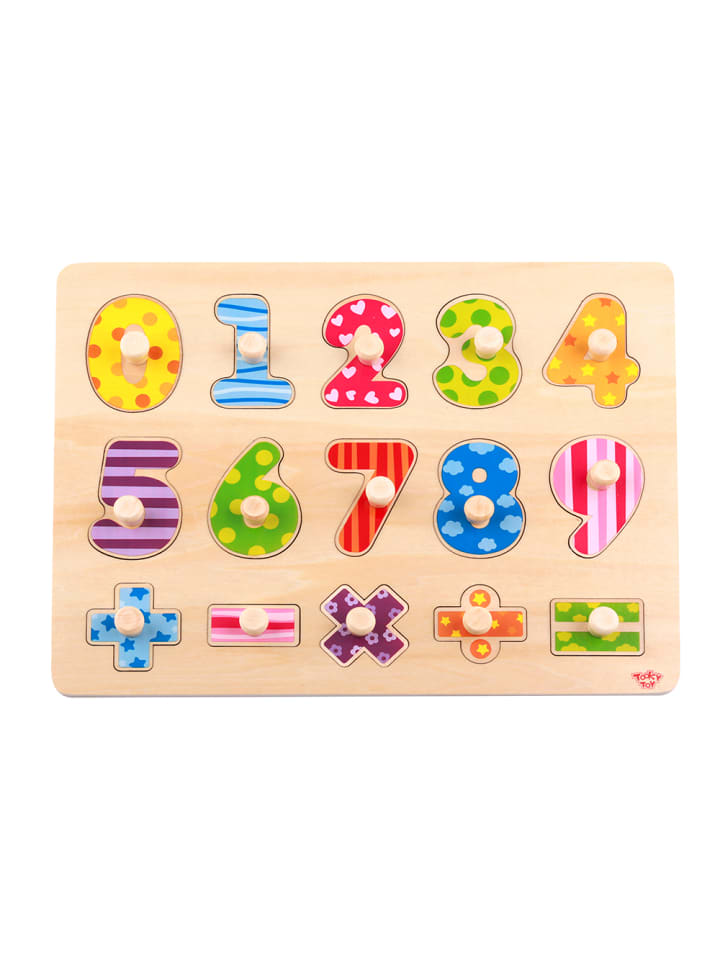 Zahlenpuzzle TY851 in bunt