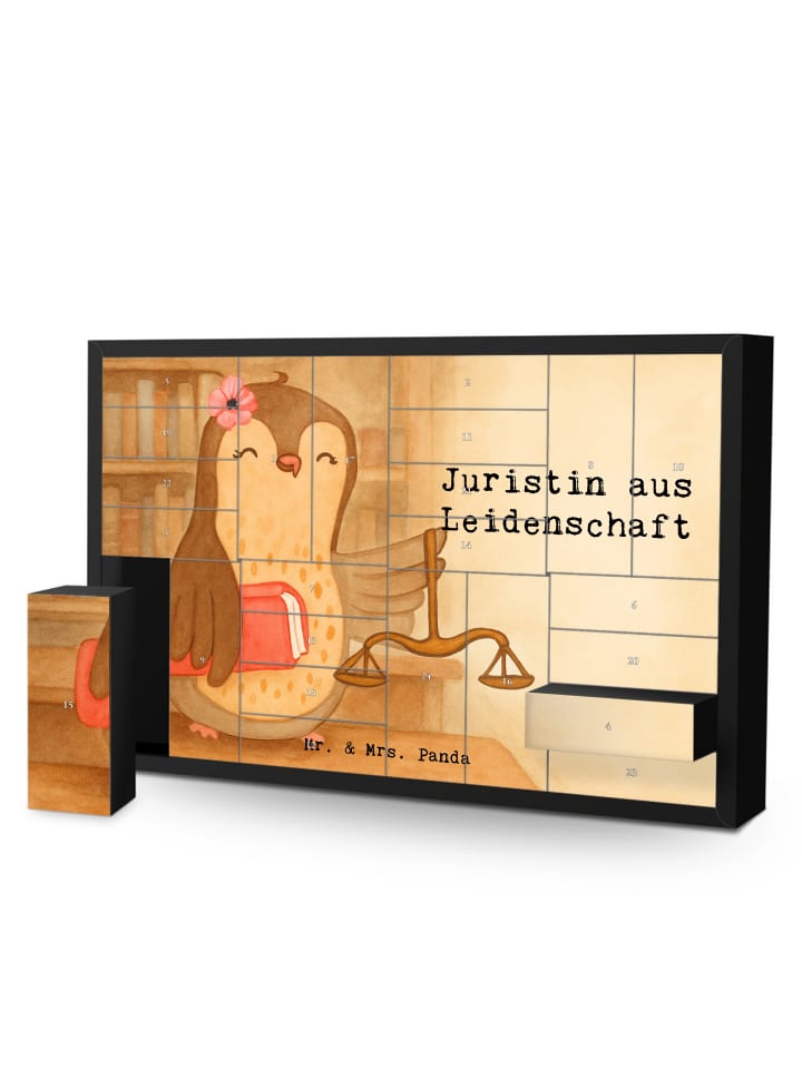 Adventskalender Juristin Leidenschaft Design mi... in Weiß