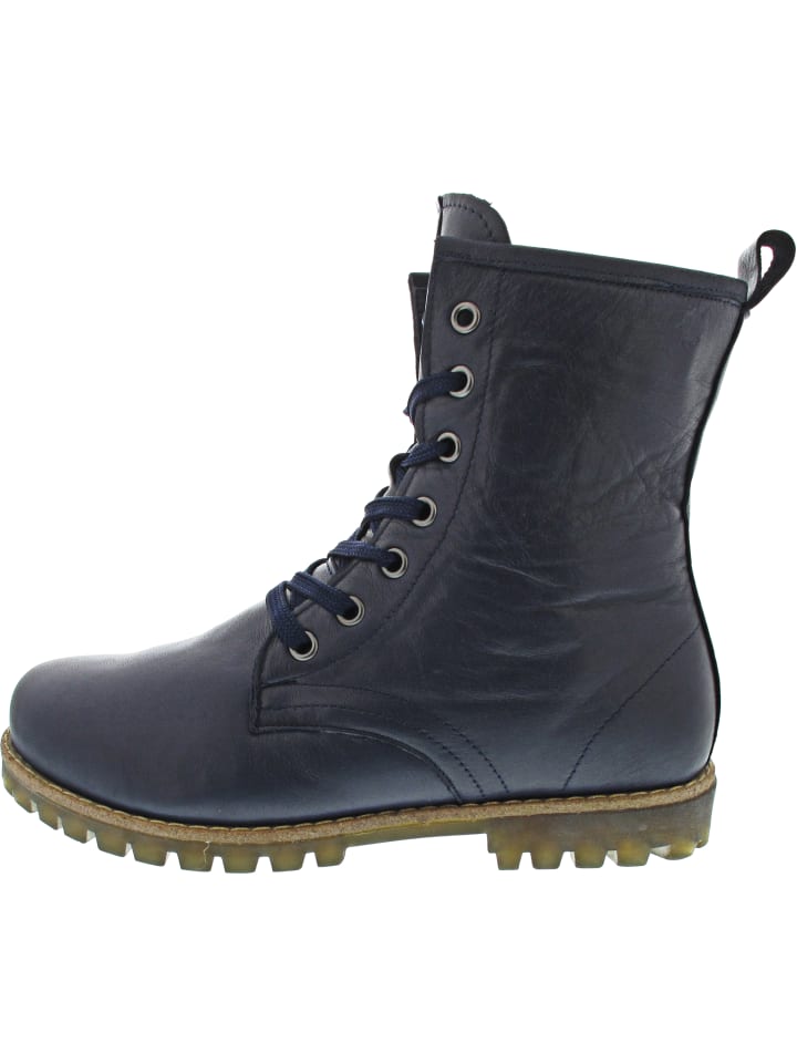 Schnürstiefel Blau