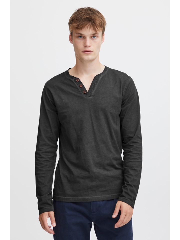 Langarmshirt SDTinox in Schwarz