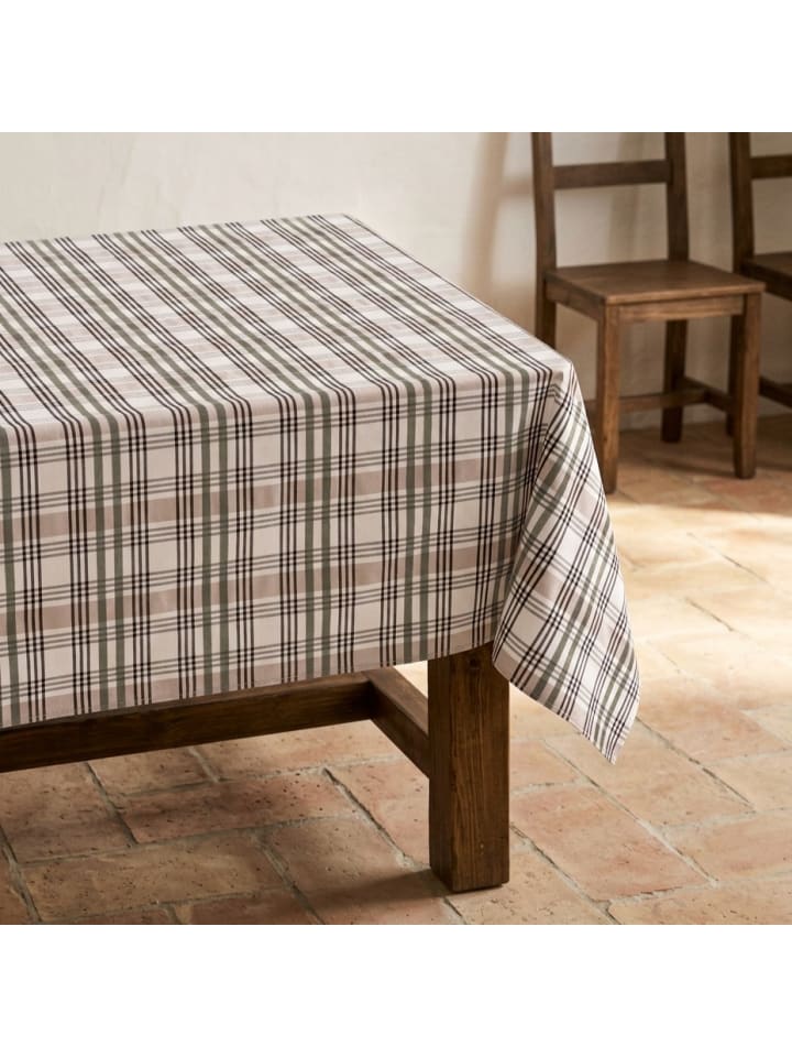 Tischdecke "Lekuadro" in Grün