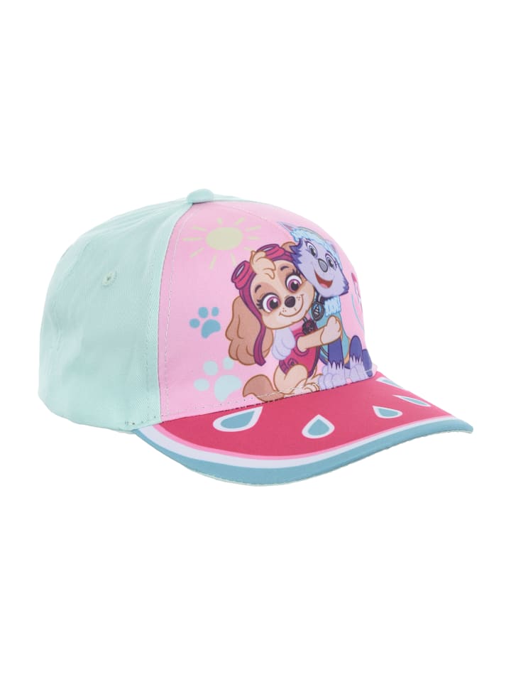 Paw Patrol Skye & Everest Basecap Für Mädchen - Glitzer Baseballkappe In Rosa
