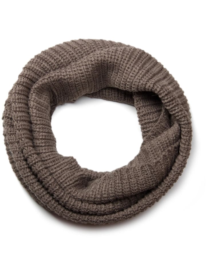 Strick Loop Schal in Taupe