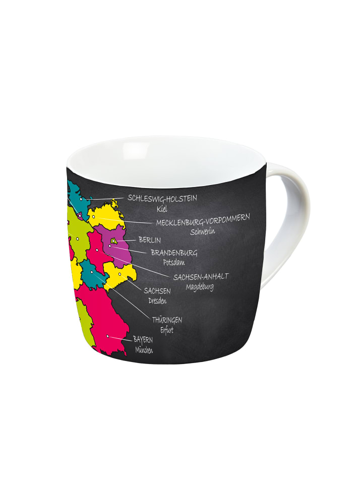 Tasse Bundesländer in Grau - 300 ml